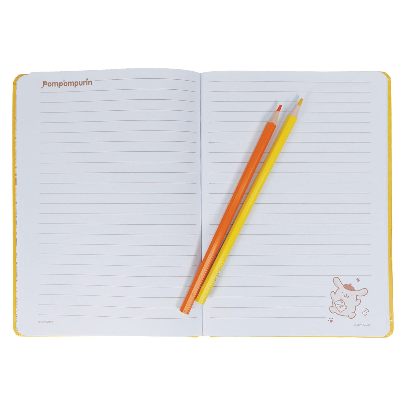 Imagen del producto Cuaderno A5 Pompompurin de Sanrio