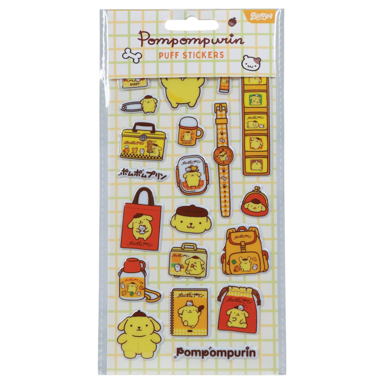 Imagen del producto Set de pegatinas Pompompurin de Sanrio