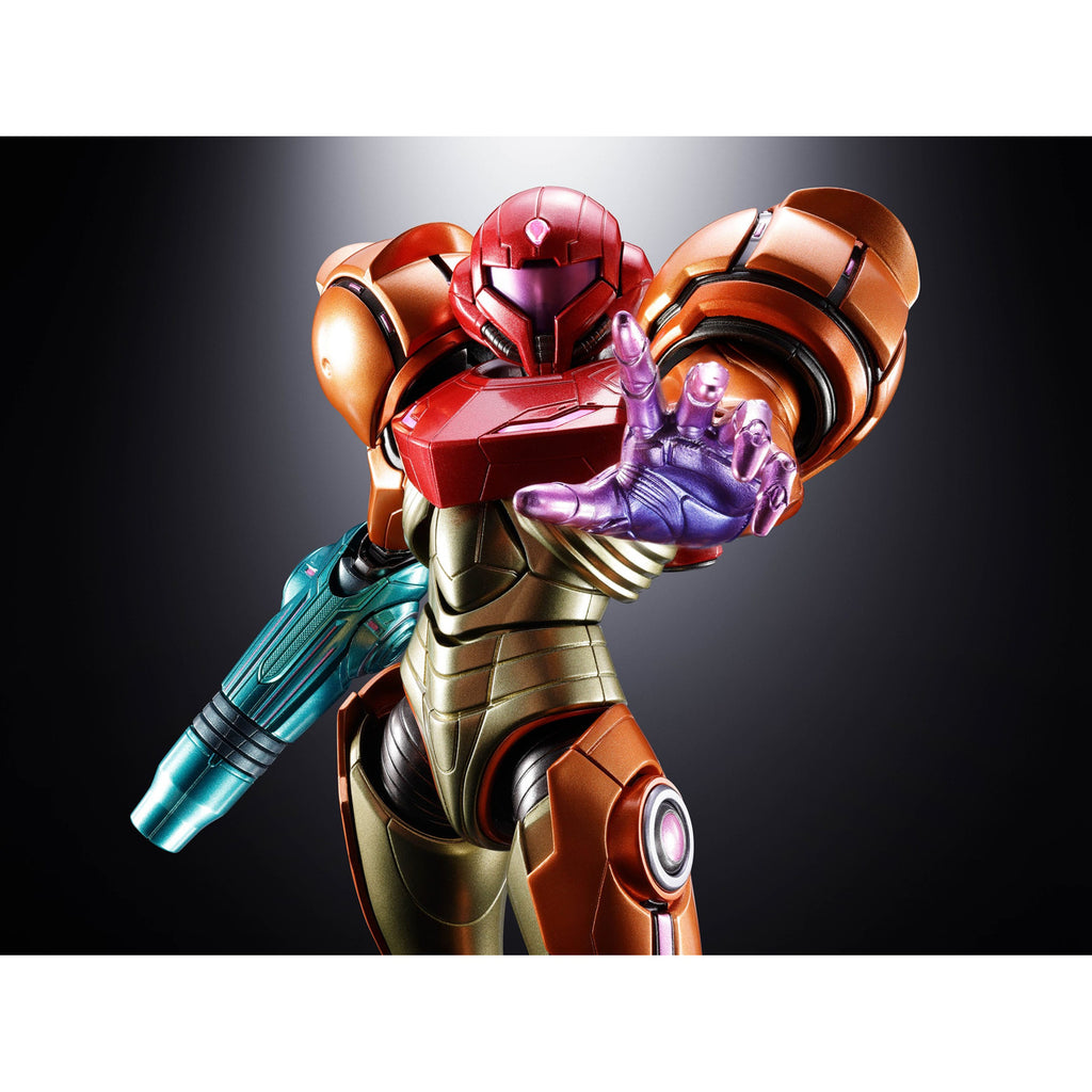 Imagen del producto Metroid Prime 4: Beyond figura de acción Chogokin de metal fundido Samus