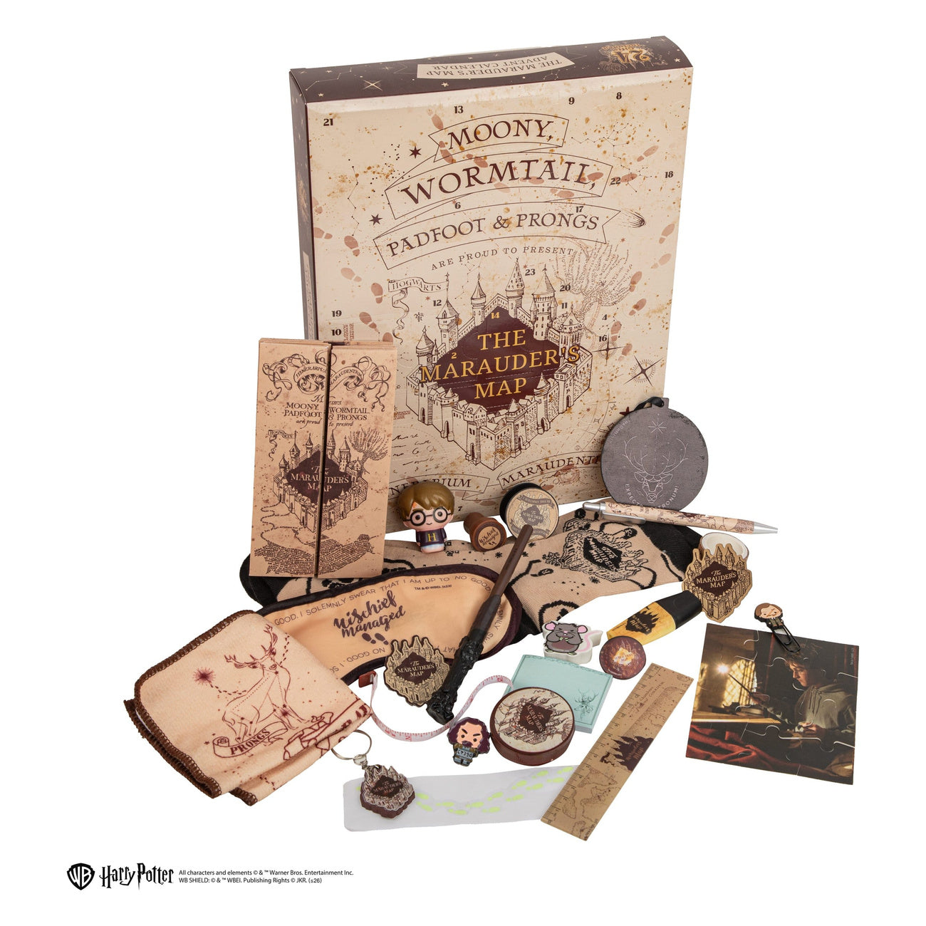 Imagen del producto Harry Potter Calendario de Adviento Mapa del Merodeador Nueva Edición 2026
