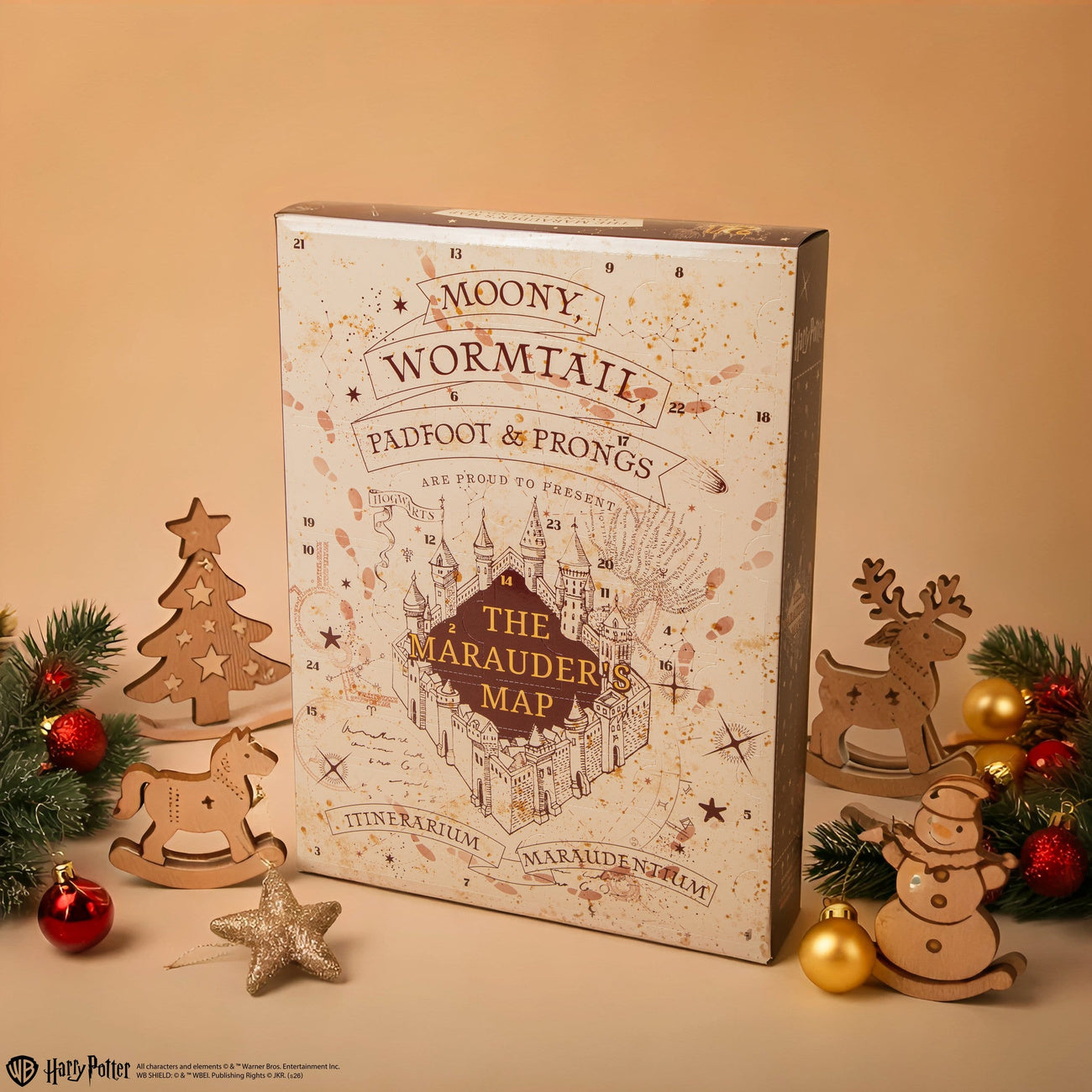 Imagen del producto Harry Potter Calendario de Adviento Mapa del Merodeador Nueva Edición 2026