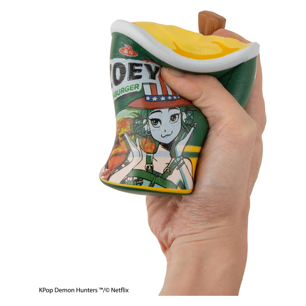 Imagen del producto Figura antiestrés Squishy KPop Demon Hunters Zoey Hamburguesa