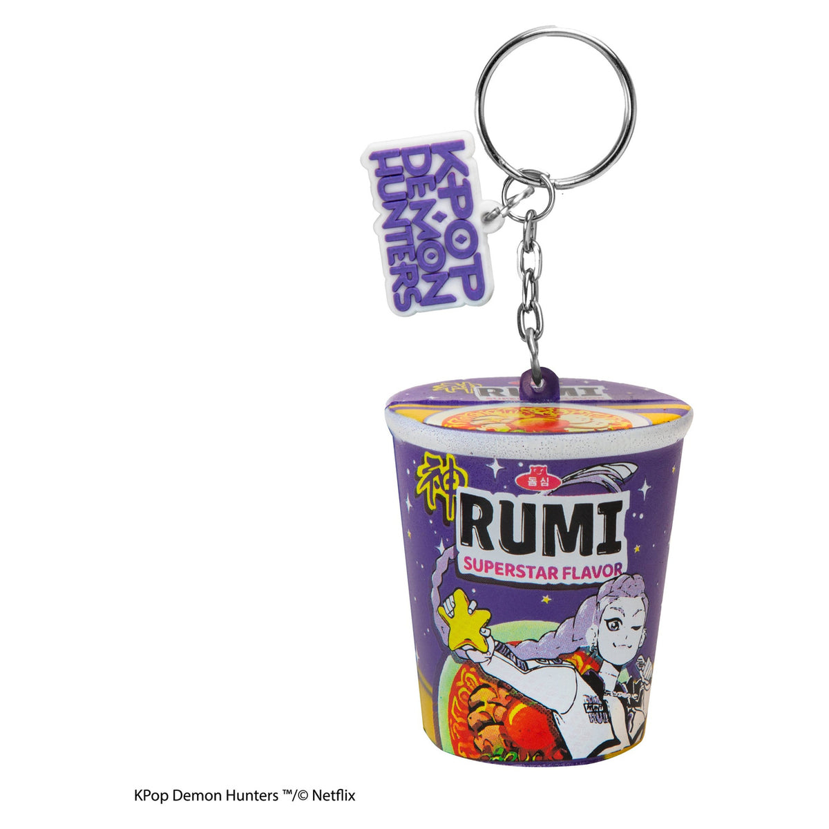 Imagen del producto Llavero Squishy KPop Demon Hunters Rumi Superstar
