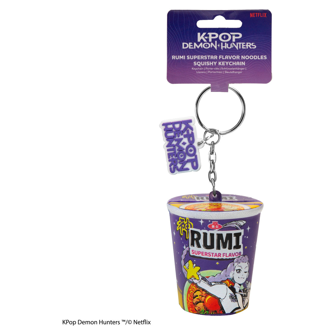 Imagen del producto Llavero Squishy KPop Demon Hunters Rumi Superstar