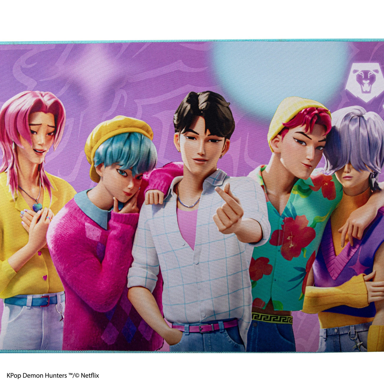 Imagen del producto KPop Demon Hunters Alfombrilla de escritorio Saja Boys XL