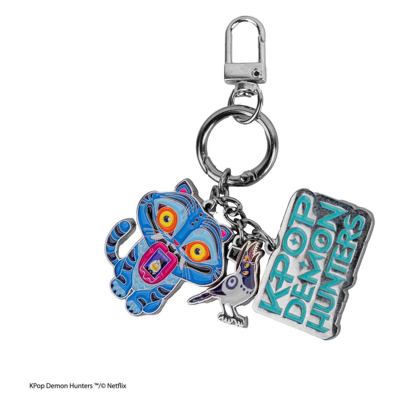 Imagen del producto Llavero con charms de KPop Demon Hunters Derpy & Sussie