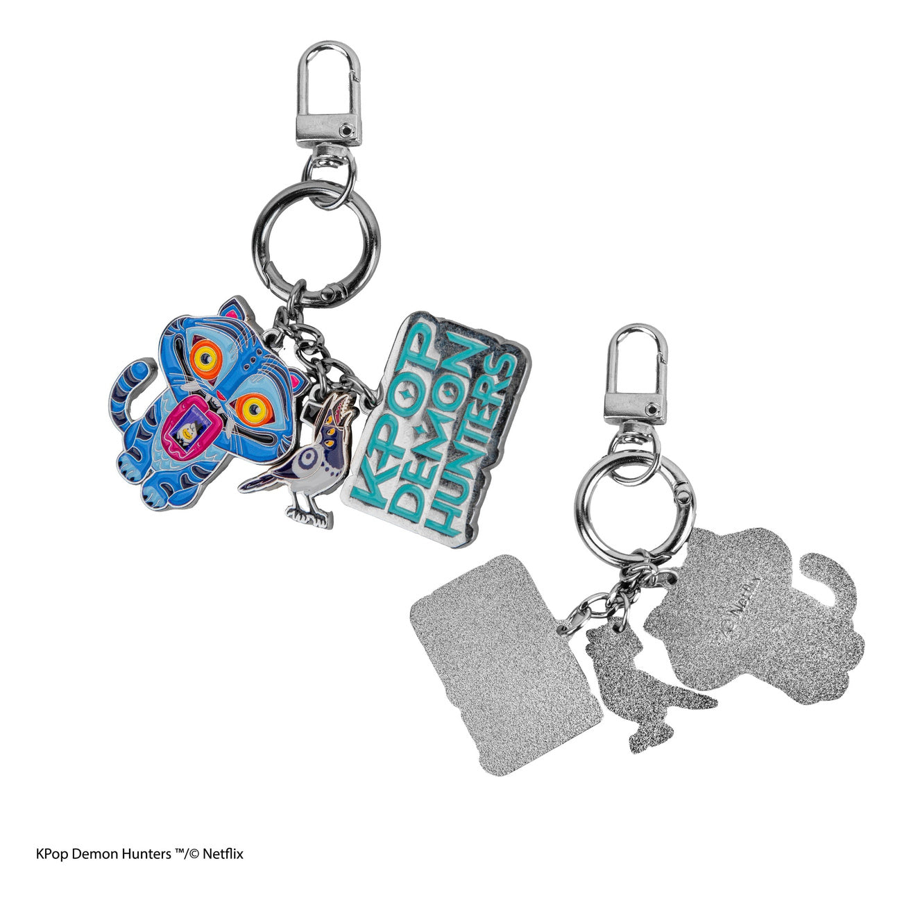 Imagen del producto Llavero con charms de KPop Demon Hunters Derpy & Sussie