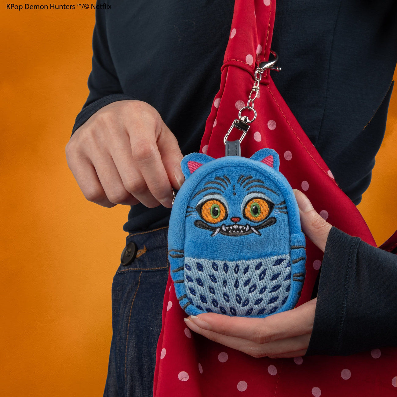 Imagen del producto Bolsa llavero Derpy de KPop Demon Hunters
