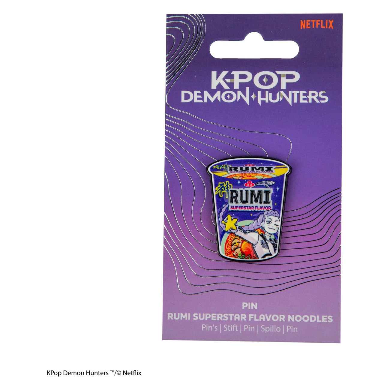 Product image KPop Demon Hunters Pin Rumi Superstar Flavor Noodles
