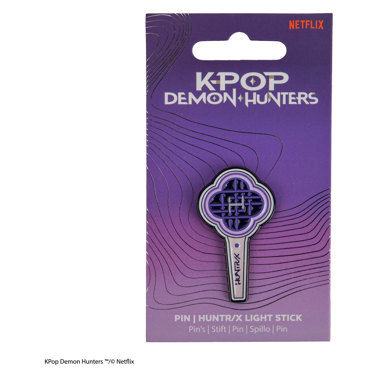 Imagen del producto Pin de KPop Demon Hunters HUNTR/X Light Stick