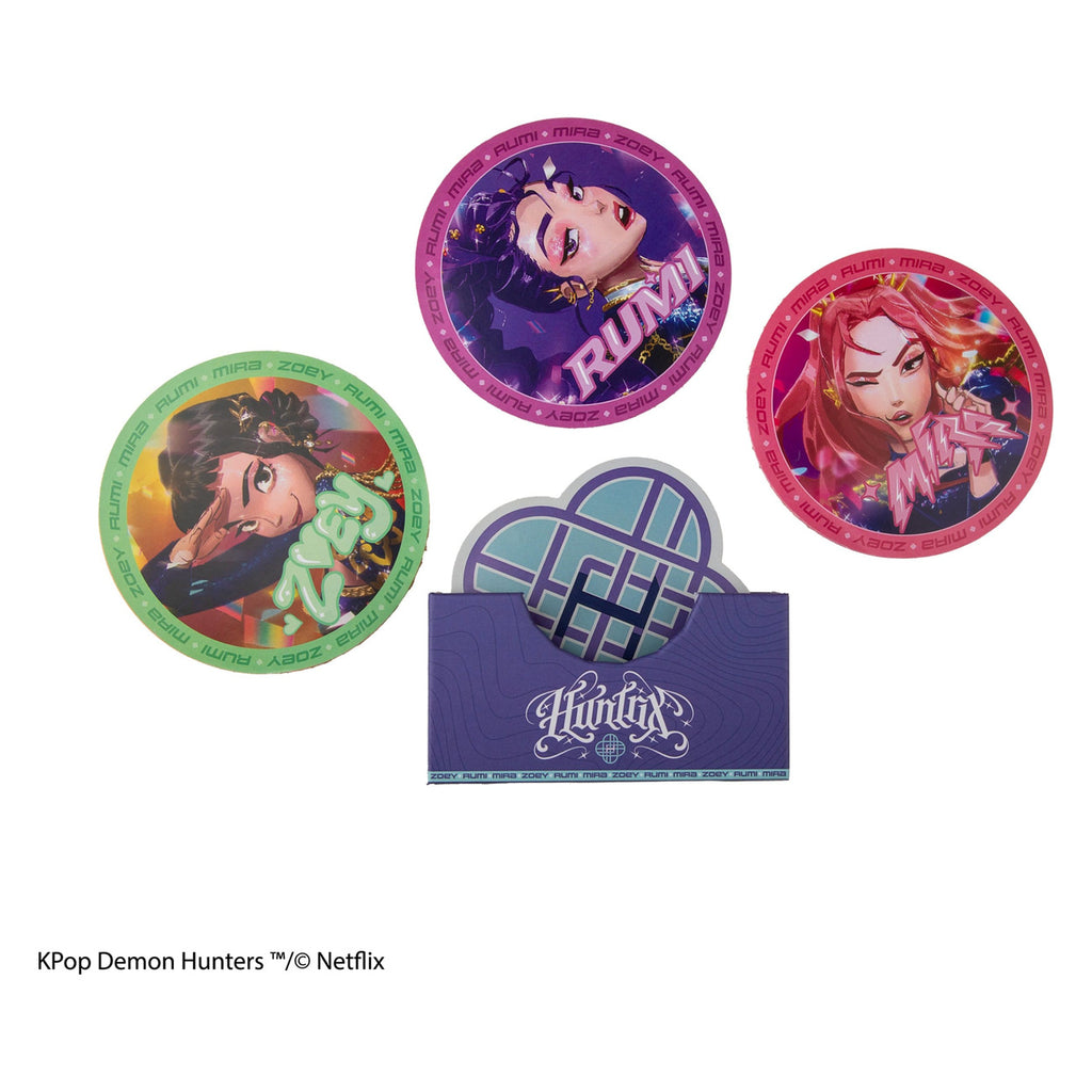 Imagen del producto KPop Demon Hunters - Set de posavasos HUNTR/X (4 unidades)