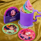 Imagen del producto KPop Demon Hunters - Set de posavasos HUNTR/X (4 unidades)