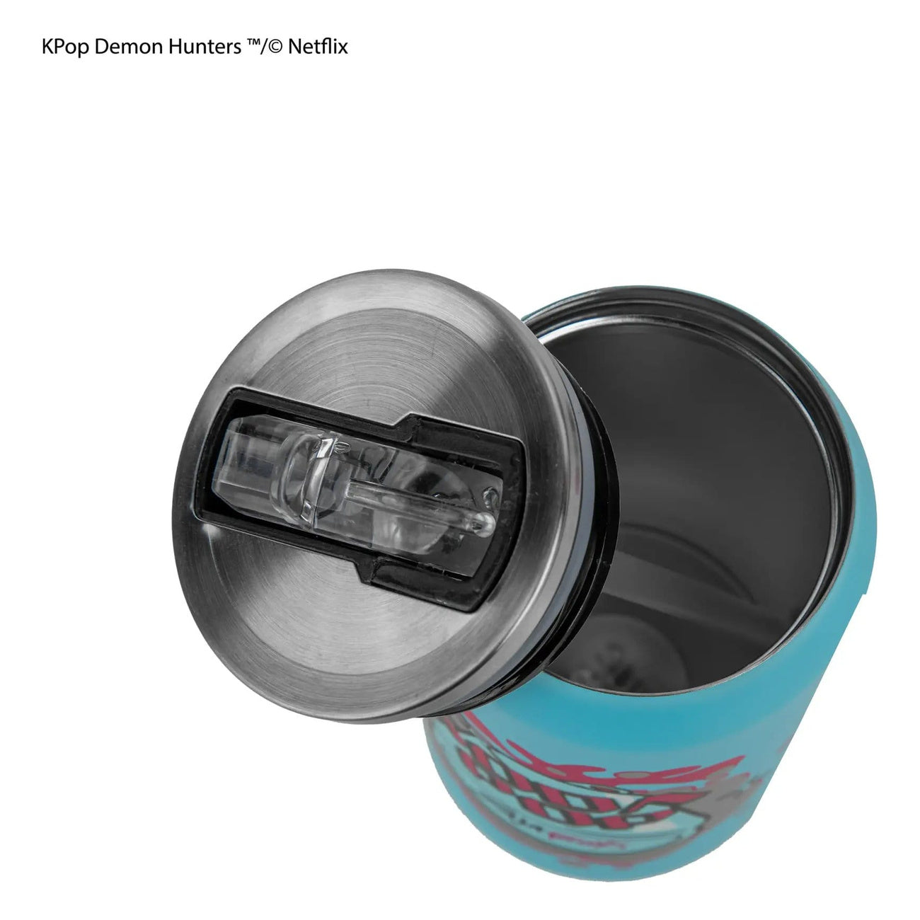 Imagen del producto KPop Demon Hunters Vaso térmico Soda Pop Can con pajita