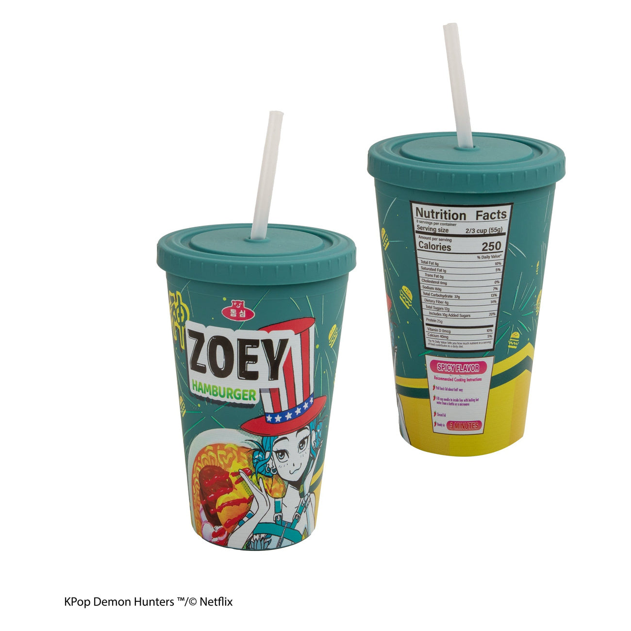 Imagen del producto Taza KPop Demon Hunters Zoey Hamburguesa