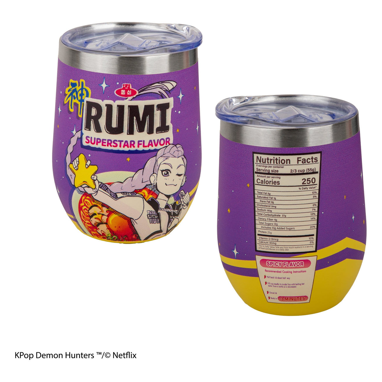 Imagen del producto Vaso de viaje KPop Demon Hunters Rumi Superstar Flavor