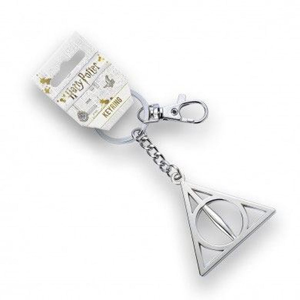 Imagen del producto Llavero Harry Potter Reliquias de la Muerte (bañado en plata)