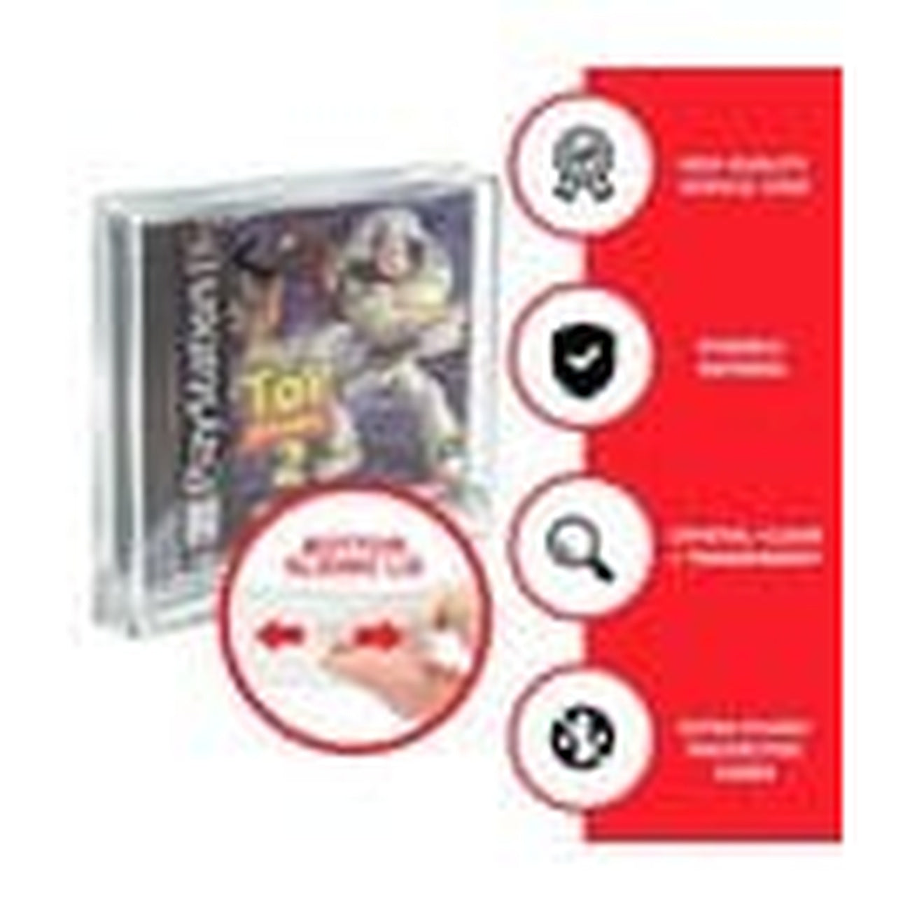 Imagen del producto Pack de 2 carcasas de acrílico para PlayStation 1