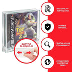 Imagen del producto Pack de 2 carcasas de acrílico para PlayStation 1