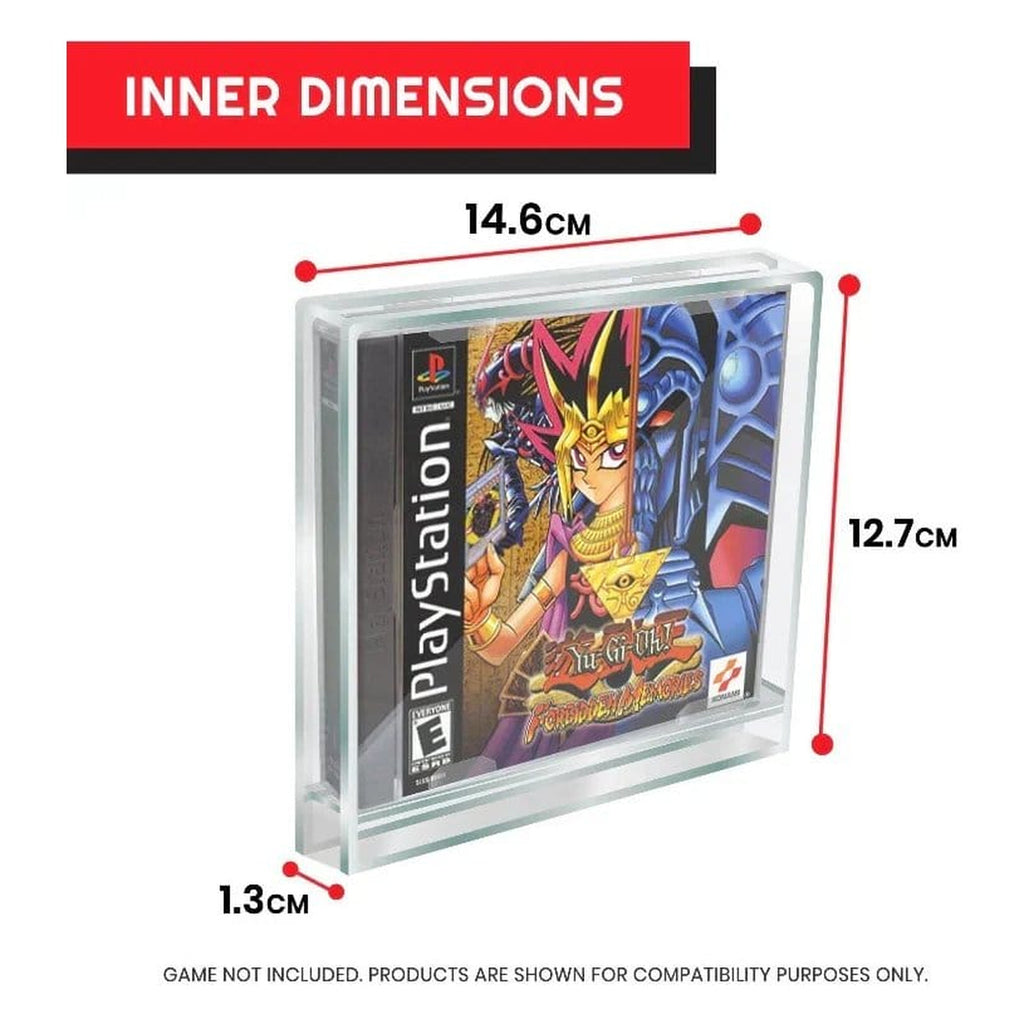 Imagen del producto Pack de 2 carcasas de acrílico para PlayStation 1