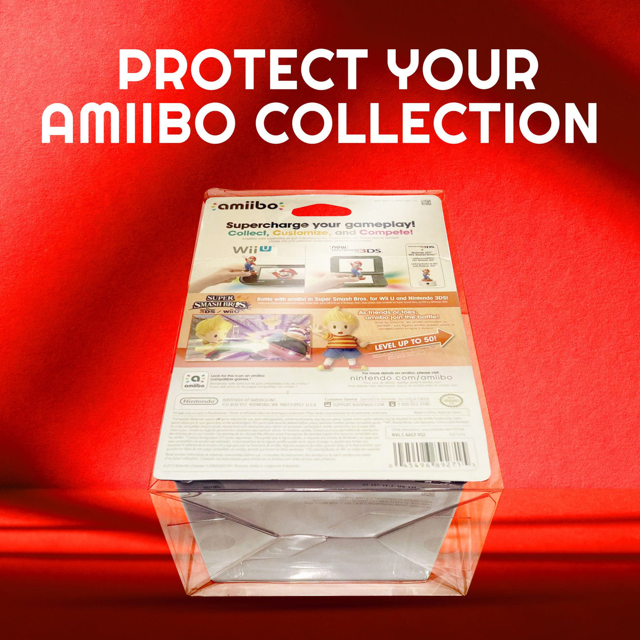 Imagen del producto Pack de 10 fundas de PET para figuras Amiibo