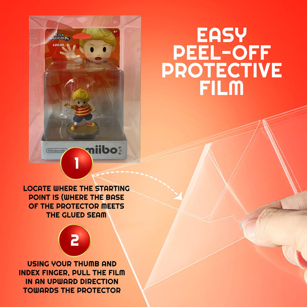 Imagen del producto Pack de 10 fundas de PET para figuras Amiibo