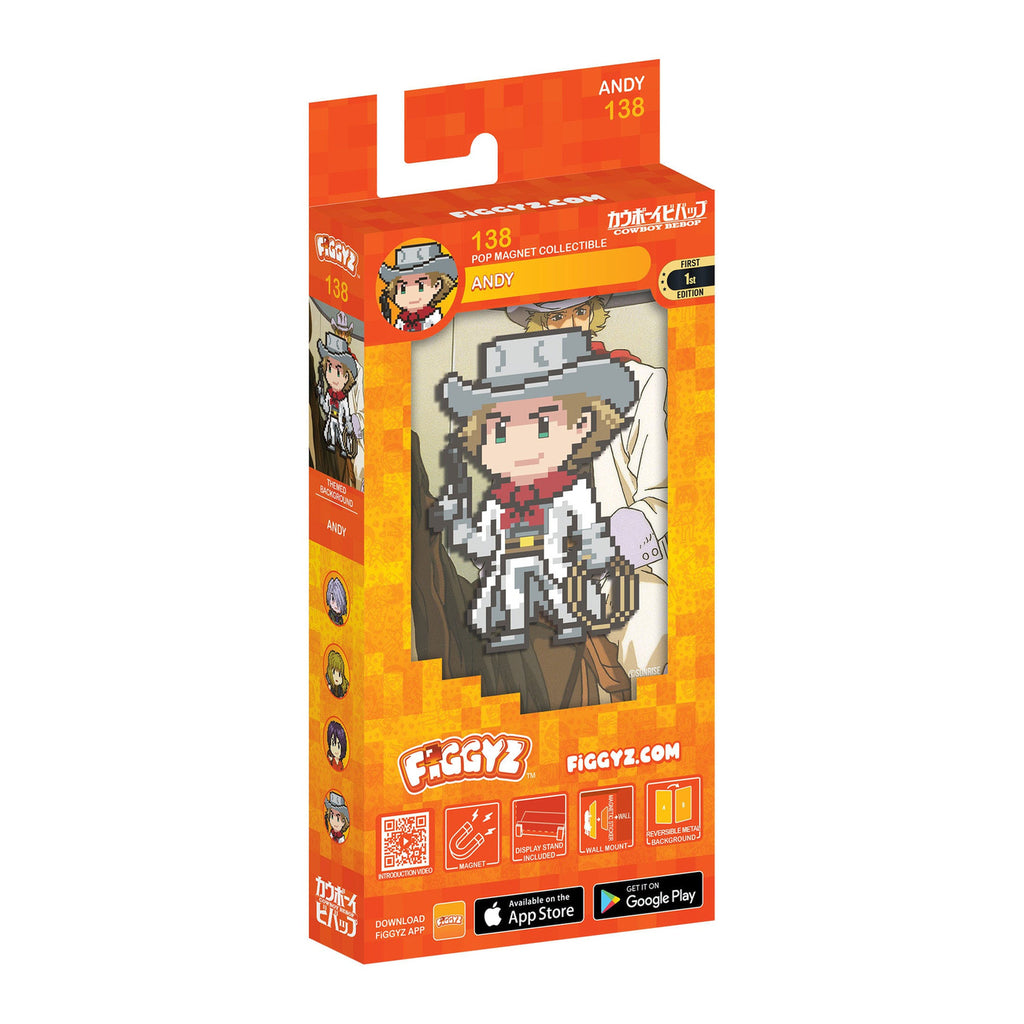 Imagen del producto Figura de colección magnética FiGGYZ de Cowboy Bebop Andy 11 cm