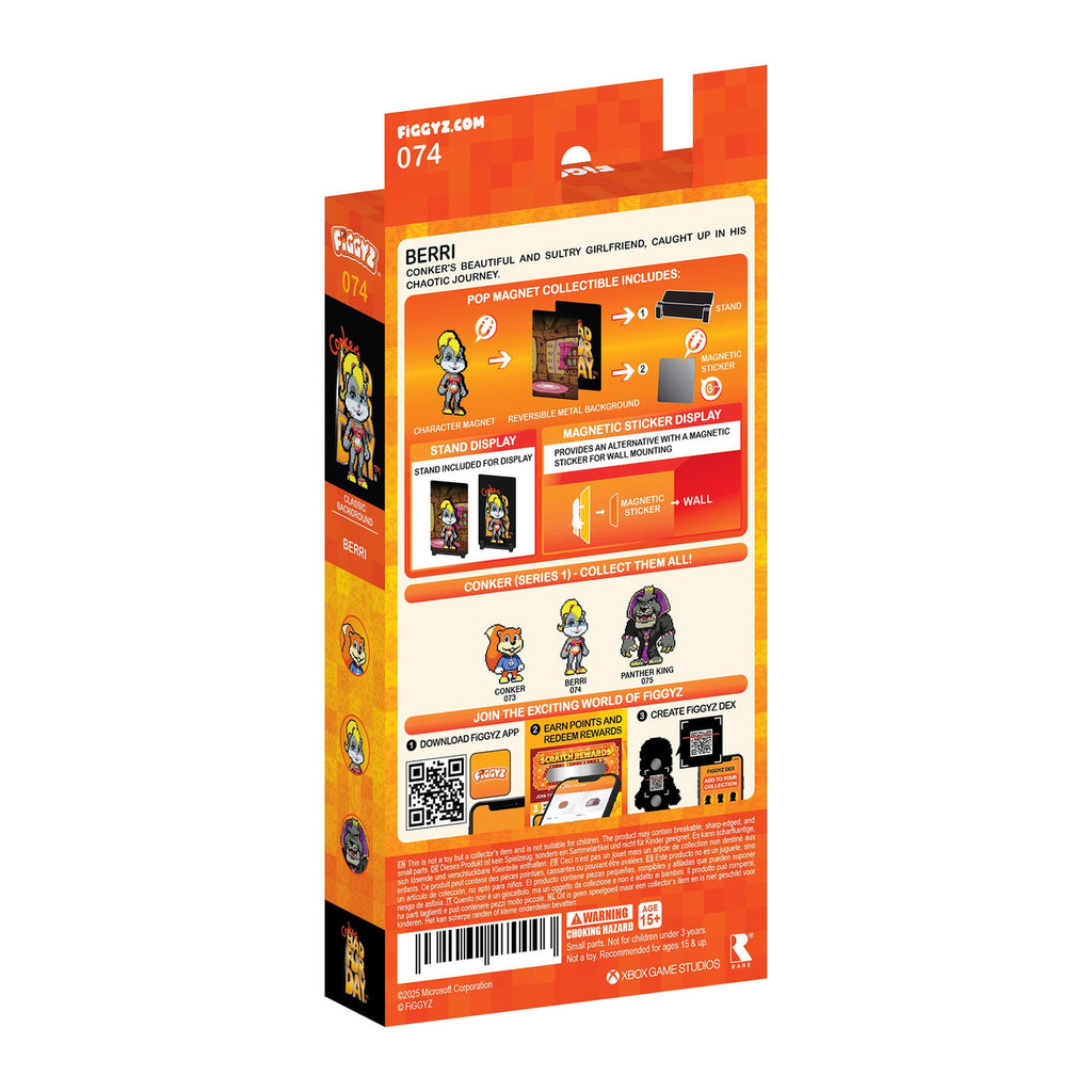 Imagen del producto Conker's Bad Fur Day figura coleccionable magnética FiGGYZ Berri 11 cm