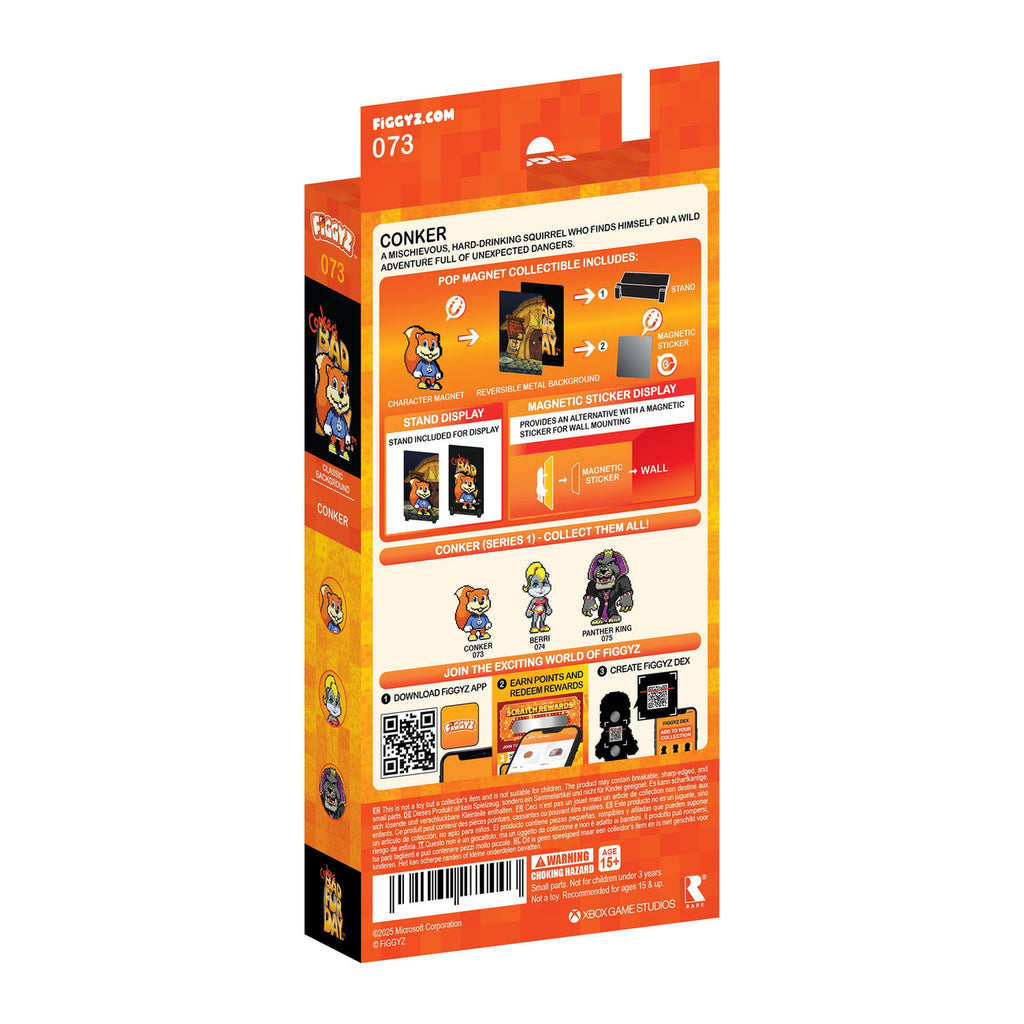 Imagen del producto Conker's Bad Fur Day FiGGYZ figura coleccionable magnética Conker 11 cm