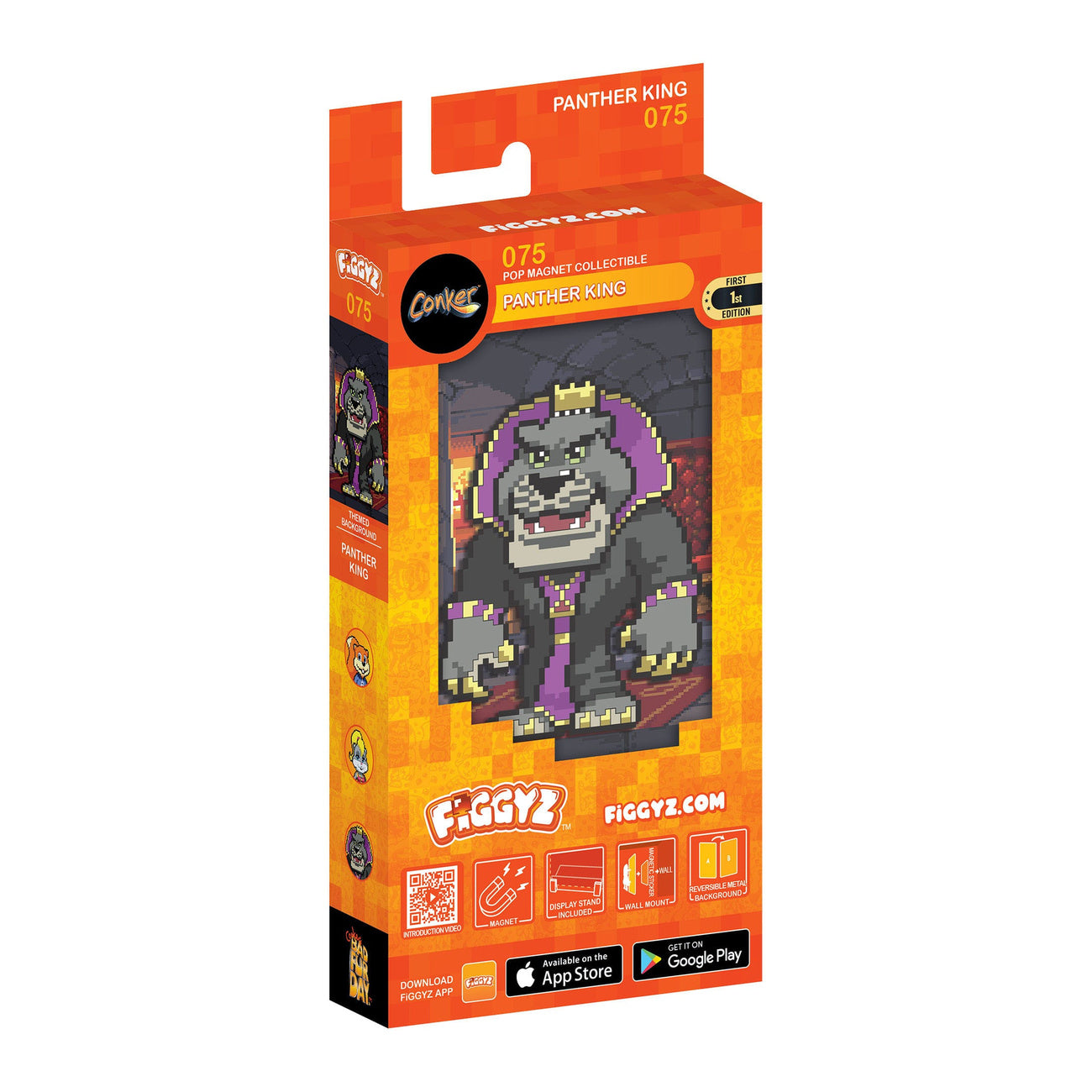 Imagen del producto Figura de colección magnética FiGGYZ Panther King de Conker's Bad Fur Day