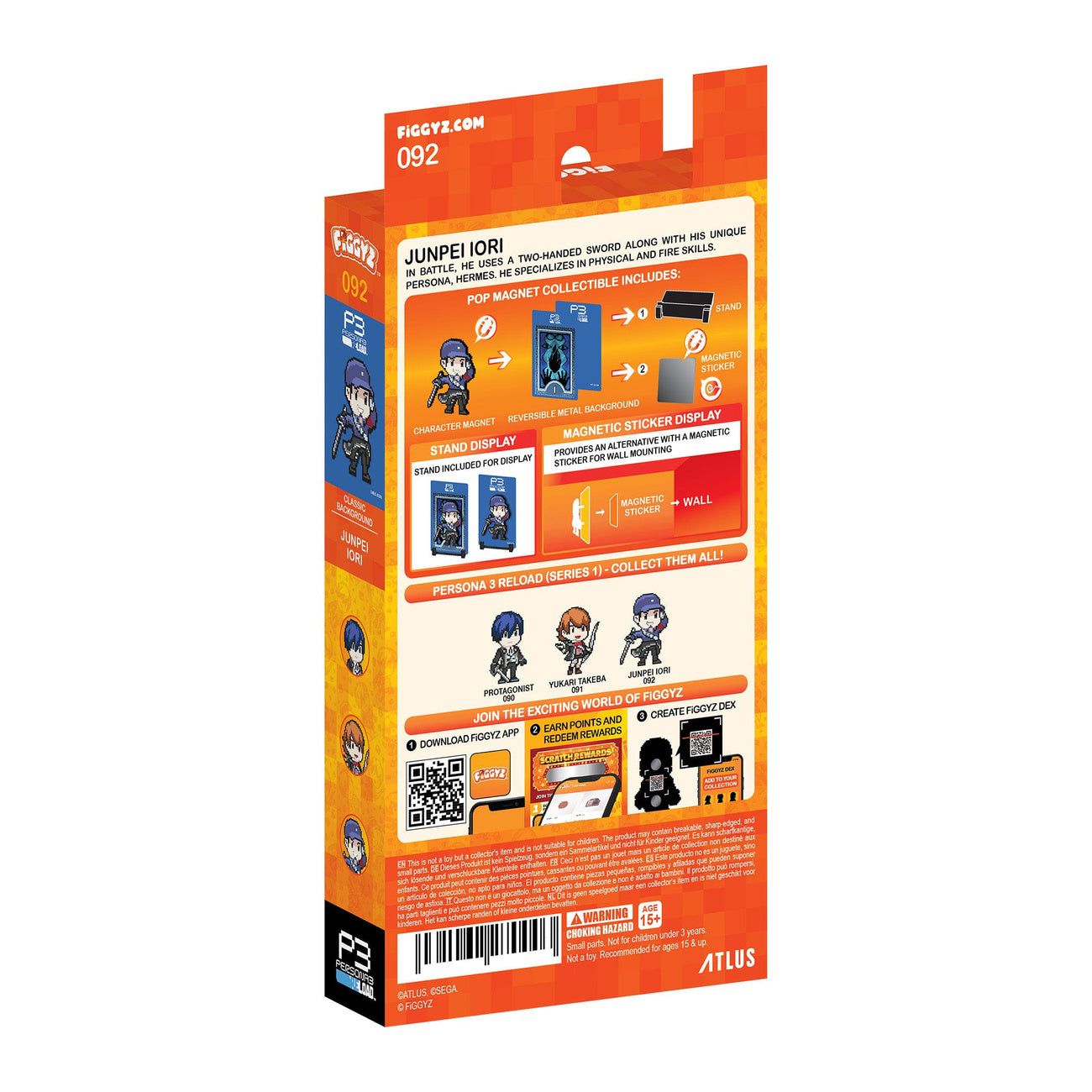 Imagen del producto Persona 3 Reload Figura coleccionable magnética FiGGYZ Junpei Iori 11 cm
