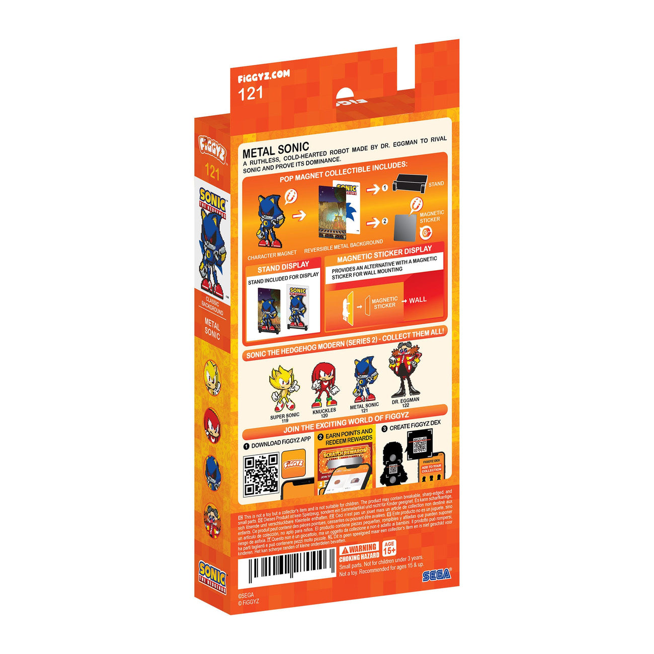 Imagen del producto Sonic the Hedgehog (Modern) Figura coleccionable magnética FiGGYZ Metal