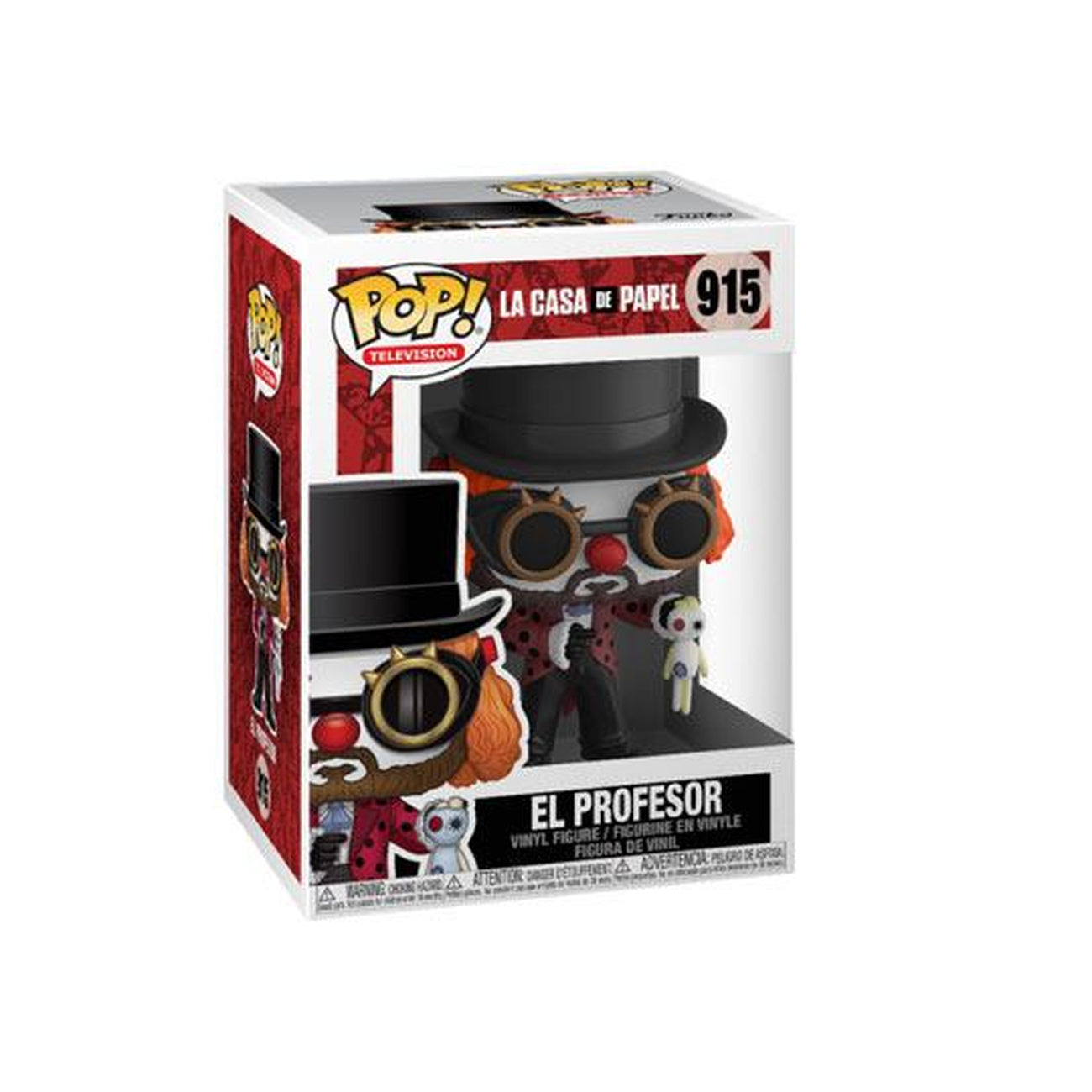 Imagen del producto La Casa de Papel POP! TV Figura de vinilo Profesor de payaso 9 cm