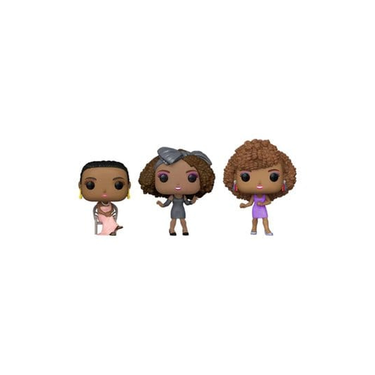Imagen del producto Whitney Houston POP! Icons figuras de vinilo pack de 3 exclusivo