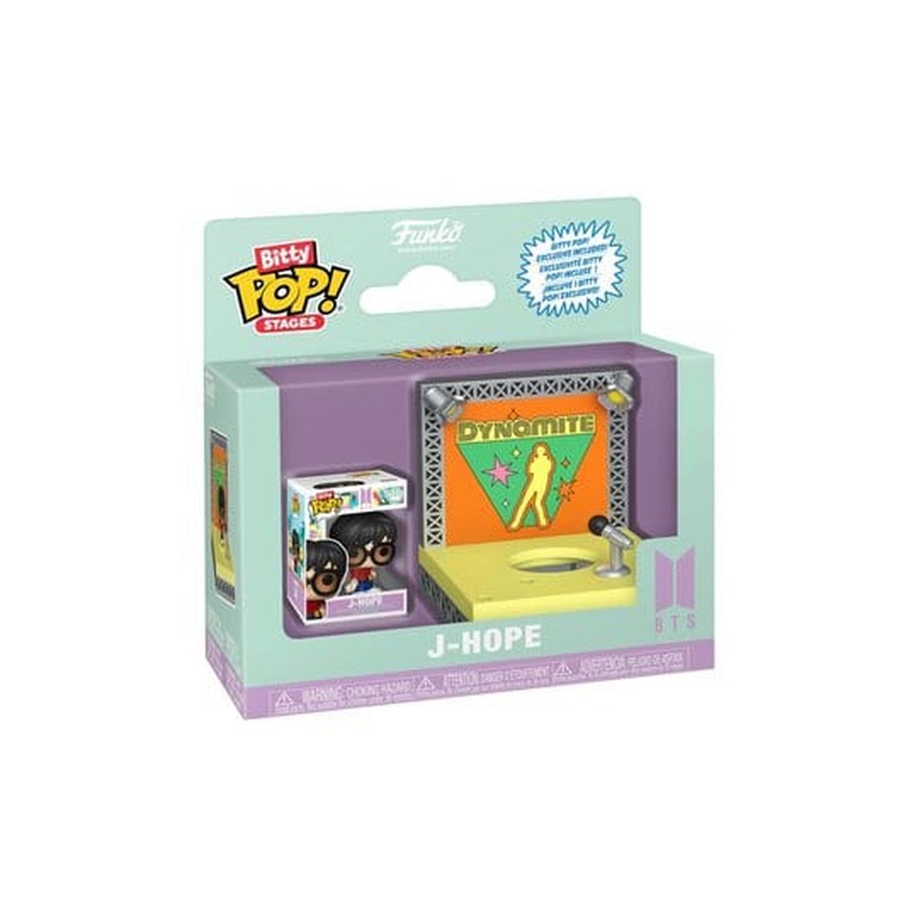 Imagen del producto Figura de vinilo BTS Bitty POP! Stages J-Hope (Dynamite) 2,5 cm