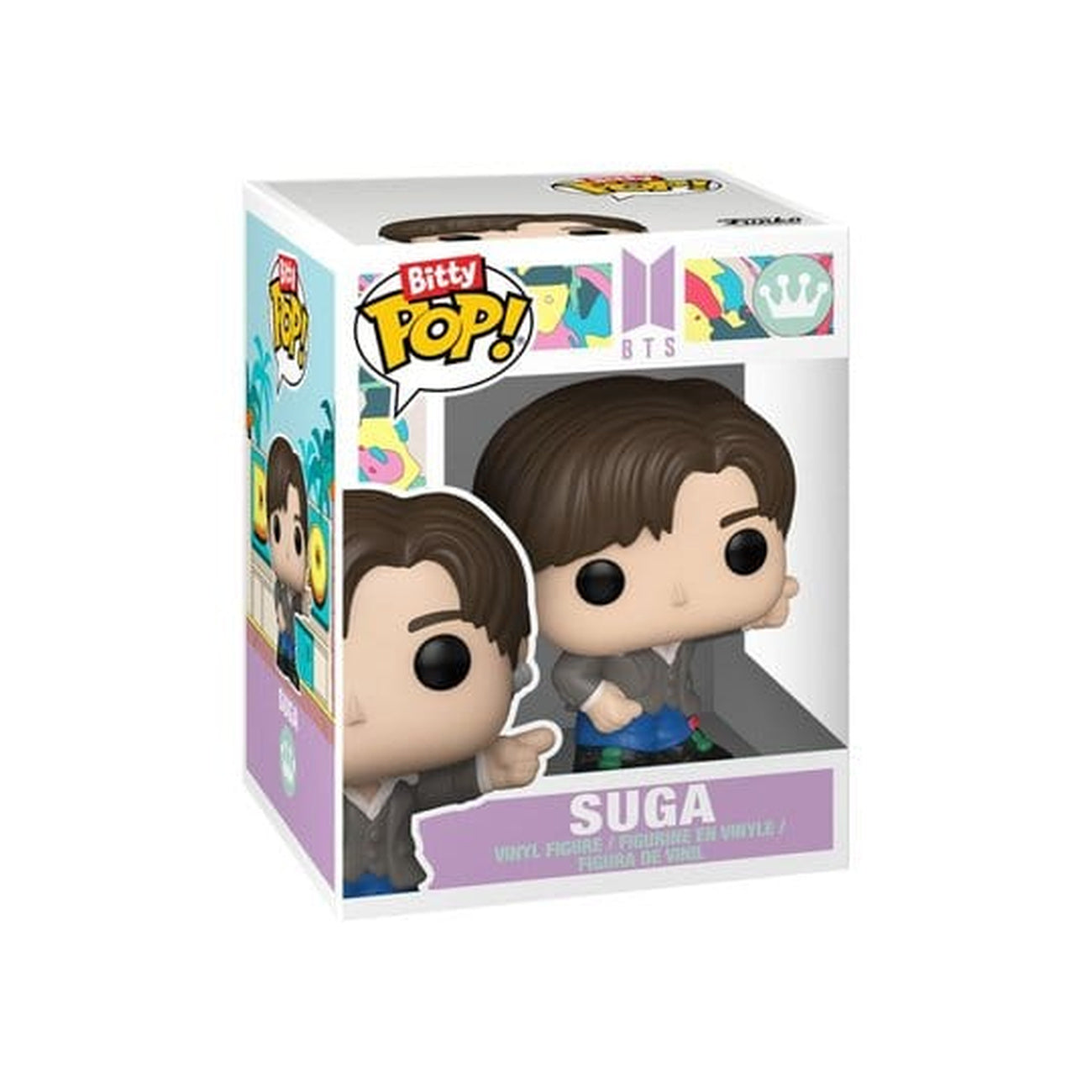 Imagen del producto Figura de vinilo BTS Bitty POP! Stages Suga (Dynamite) 2,5 cm