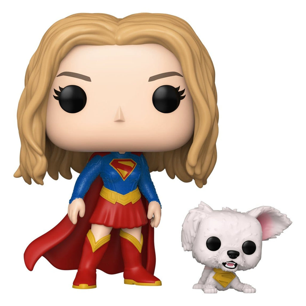 Imagen del producto Figura de Vinilo POP! Heroes Supergirl (2026) con Krypto