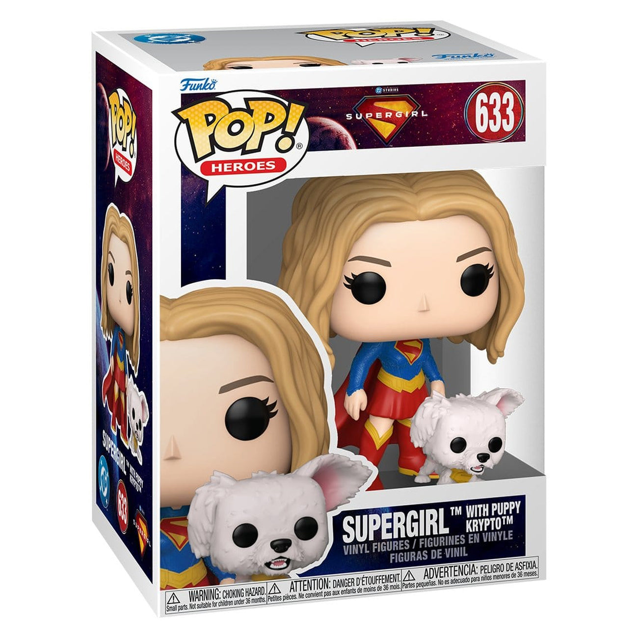 Imagen del producto Figura de Vinilo POP! Heroes Supergirl (2026) con Krypto