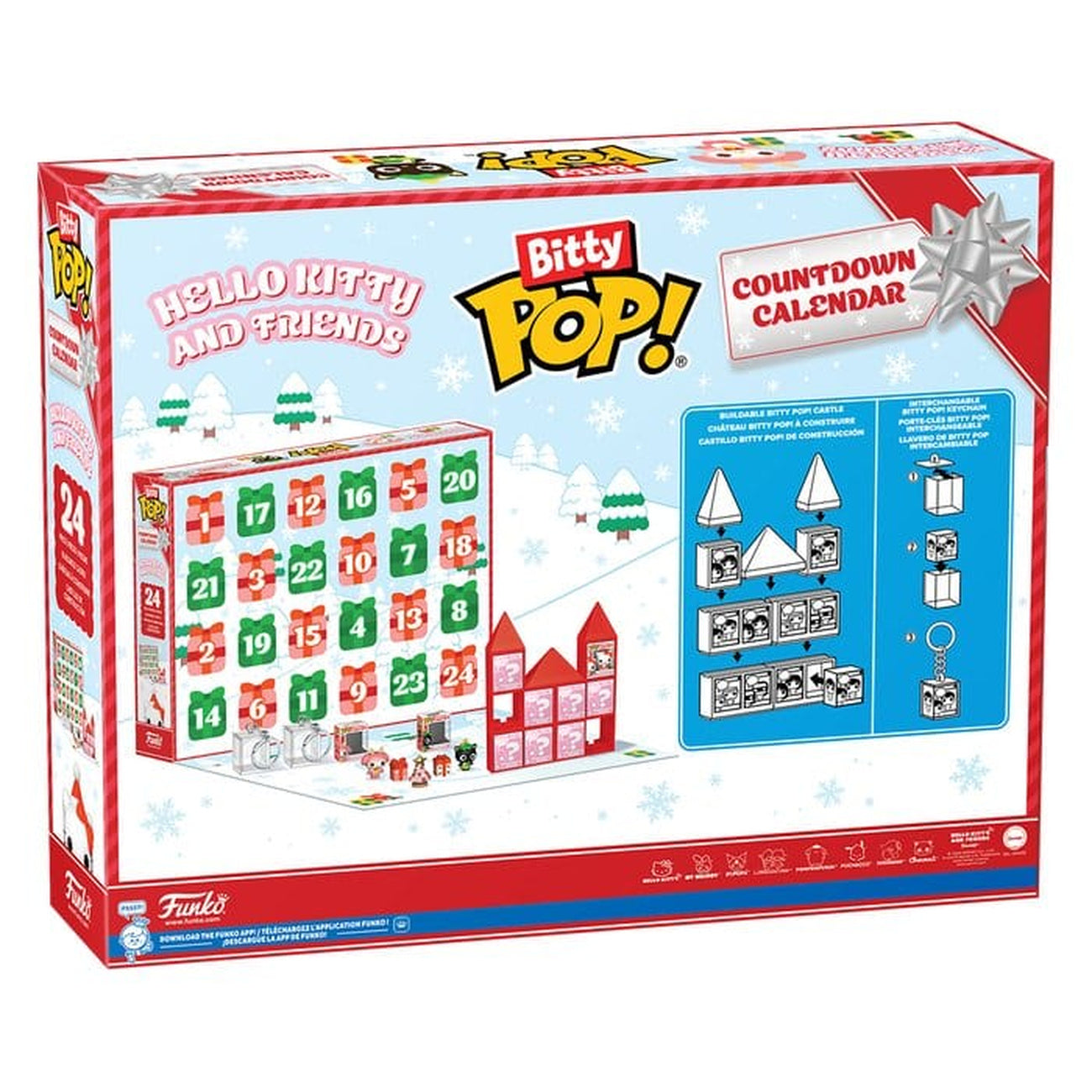 Imagen del producto Calendario de Adviento de cuenta atrás de 24 días Hello Kitty Bitty POP!