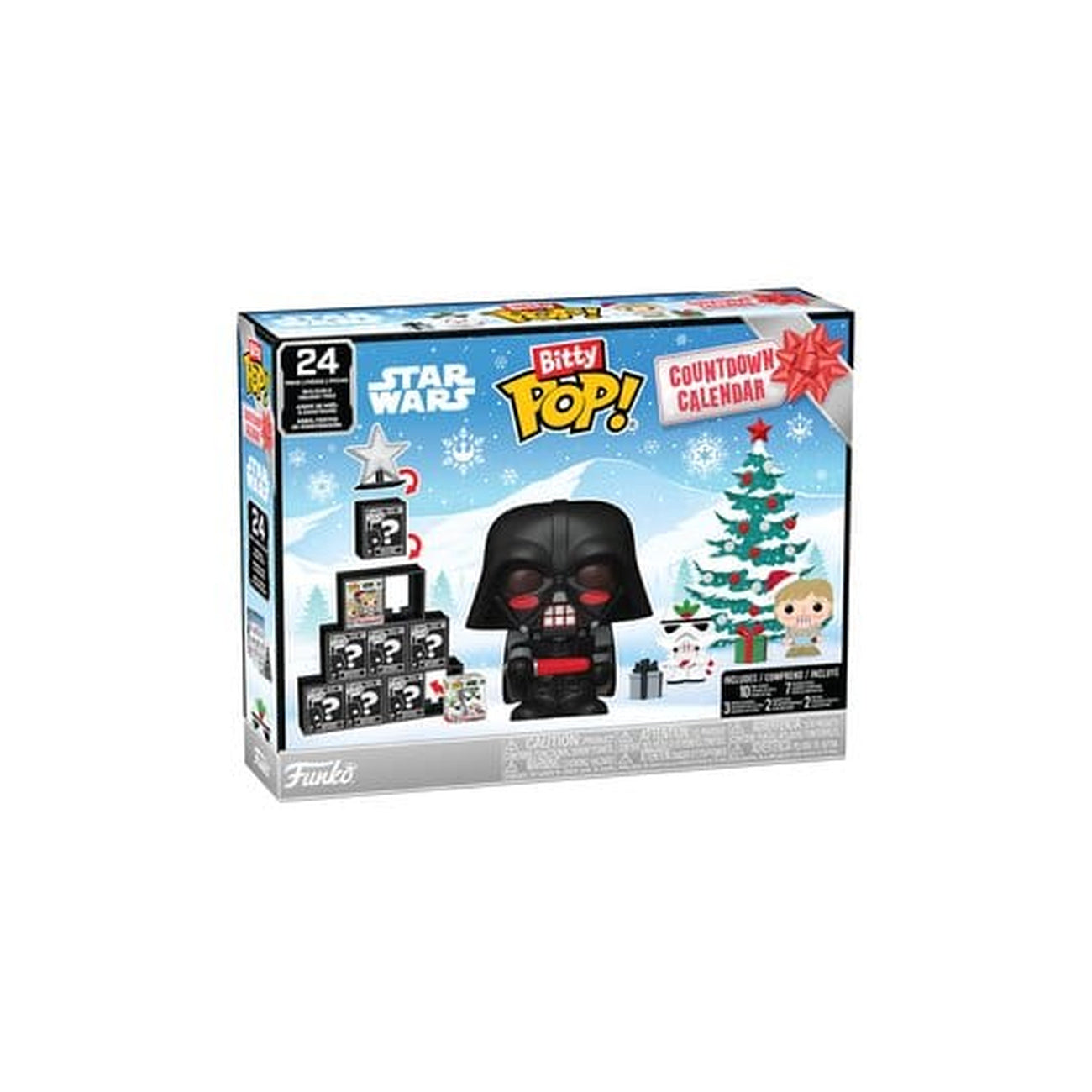 Imagen del producto Star Wars Bitty POP! Calendario de Adviento de cuenta atrás de 24 días