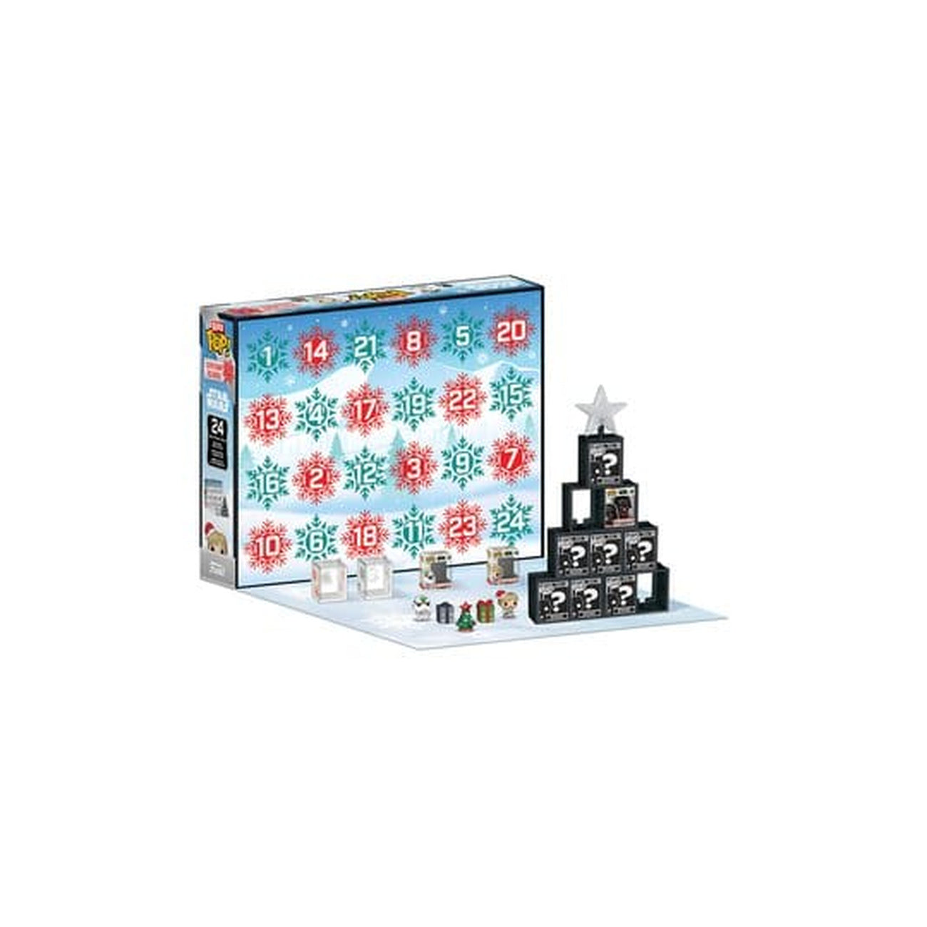 Imagen del producto Star Wars Bitty POP! Calendario de Adviento de cuenta atrás de 24 días