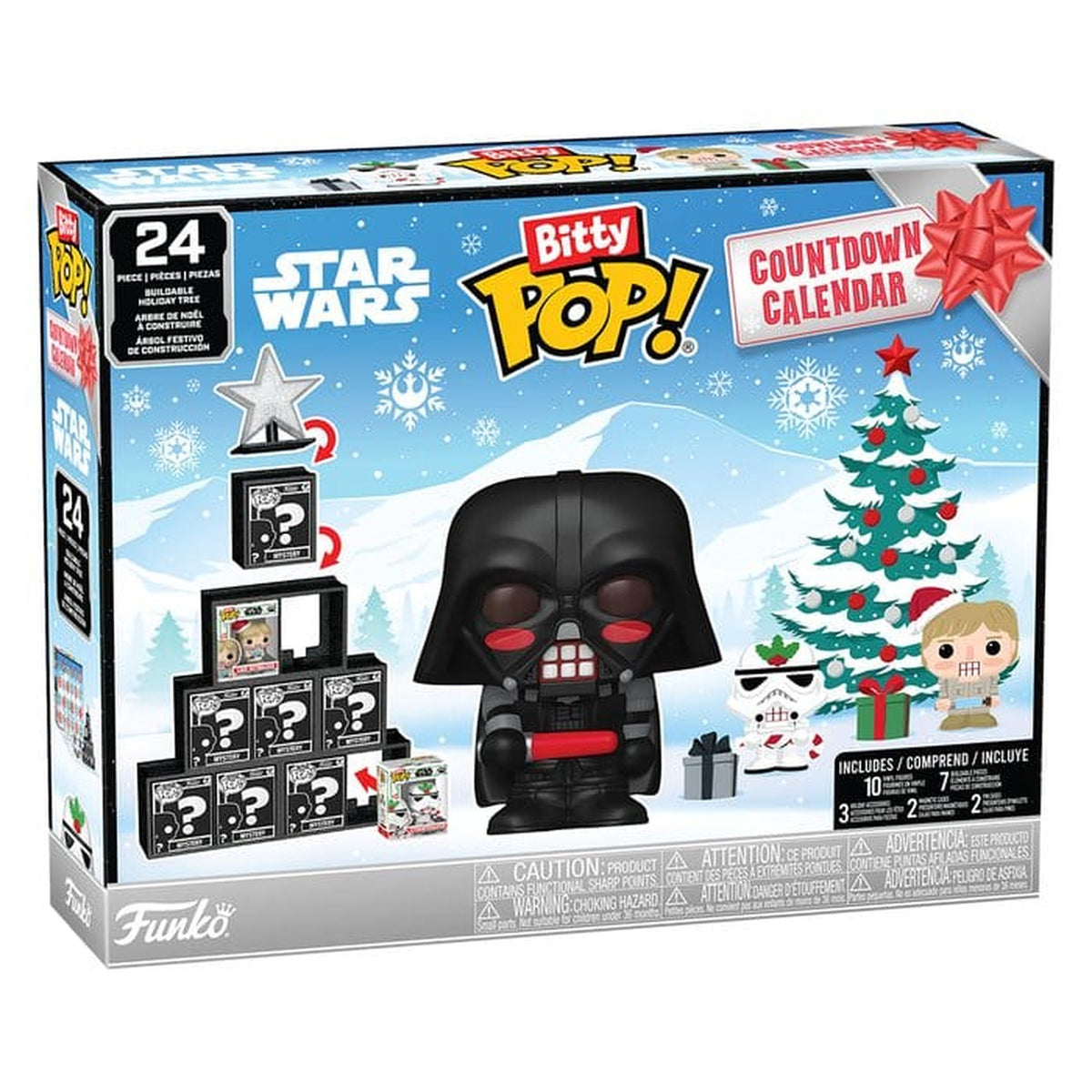 Imagen del producto Star Wars Bitty POP! Calendario de Adviento de cuenta atrás de 24 días