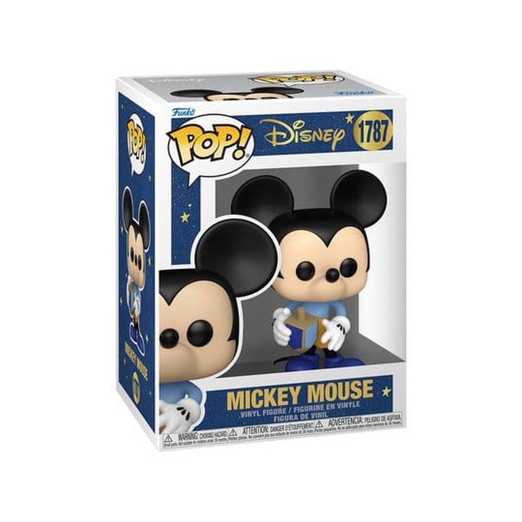 Imagen del producto Figura de Vinilo Disney POP!: Mickey de Janucá (dreidel) 9 cm