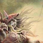 Product image World of Warcraft Art Print Sylvanas vs. Anduin Wrynn