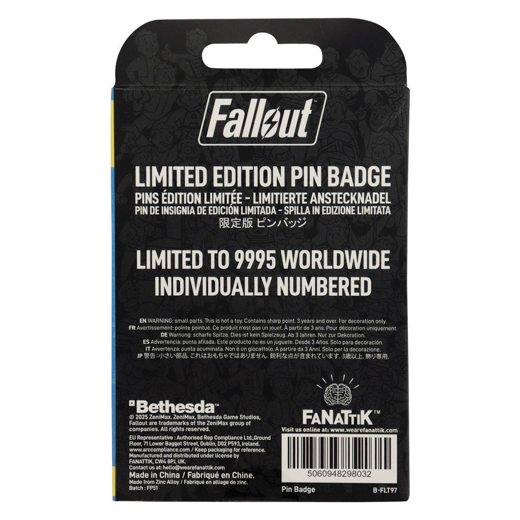 Imagen del producto Pin de Fallout Charisma Boy Edición Limitada