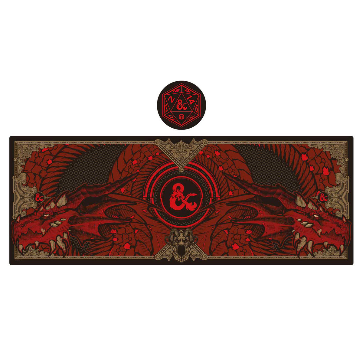Product image Dungeons & Dragons Desk Mat & Coaster Set