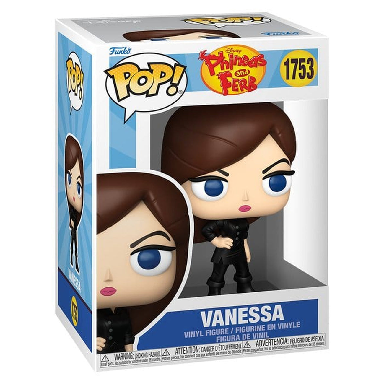 Imagen del producto Phineas y Ferb POP! Disney Figura de vinilo Vanessa 9 cm