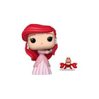 Imagen del producto La Sirenita figura POP! de vinilo S3 – Ariel con Sebastián
