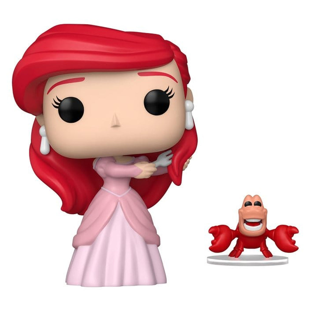 Imagen del producto La Sirenita figura POP! de vinilo S3 – Ariel con Sebastián