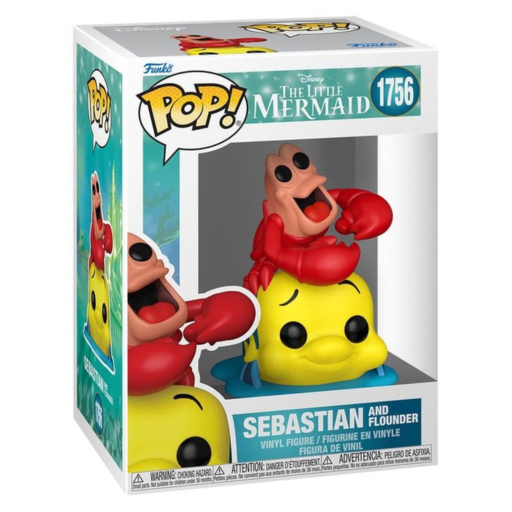Imagen del producto Figura de vinilo Disney POP!: TLM S3 - Sebastián y Flounder 9 cm