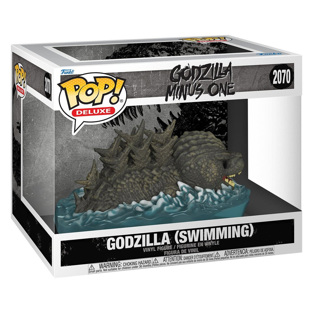 Imagen del producto Figura de Vinilo POP! Deluxe Godzilla (Swimming) 9 cm